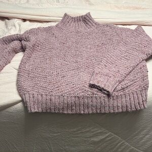 Old Navy Dusty Pink Turtleneck Sweater